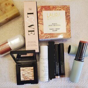 makeup set - mostly full size - Laura Geller, Vapour, Bobbi Brown, and more